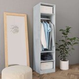 vidaXL Garderobna omara betonsko siva 50x50x200 cm iverna plošča, (20705583) | Shoptok.si