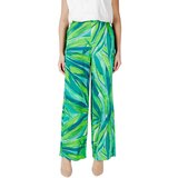 Only Lahkotne hlače & Harem hlače ONLALMA LIFE VIS PALAZZO PANT AOP PTM 15264593 Zelena Cene