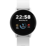 smart+ watch, 1.3inches IPS full touch screen, Round watch, IP68 waterproof, multi-sport mode, BT5.0, compatibility with iOS and android, Silver white , Host: 25.2*42.5*10.7mm, Strap: 20*250mm, 45g | Eponuda.ba