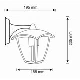  spoljna zidna svetiljka igma 1xE27/12W/230V IP44 | Eponuda.com
