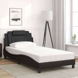  Okvir kreveta Viana bez madraca crni 100x203 cm od umjetne kože - Crna 100 x 203 cm | shoptok.hr