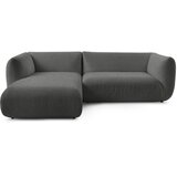 Bobochic Paris Kutna garnitura od sivog samta (lijevi kut) Lecomte - | shoptok.hr