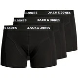 Muški donji veš Jacanthony Trunks, 3 komada, Crni