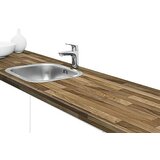 RESOPAL basic kuhinjska radna ploča po mjeri (block board noche, maksimalna dimenzije rezanja: 365 cm, debljina: 3,8 cm, širina: 60 cm) | shoptok.hr