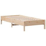 vidaXL Posteljni okvir 100x200 cm trdna borovina, (21018215) Cene