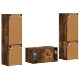 3 Komplet TV omaric 5 pcs Dimljeni oreh Konstruiran les, (5000132665) | Shoptok.si