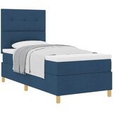  s opruga kutije s uzglavljem Plava 100 x 200 cm tkanina | shoptok.hr