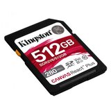 Kingston Technology 512GB Canvas React Plus SDXC UHS-II 280R /150W U3 V60 for Full HD /4K | shoptok.hr