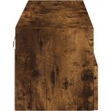vidaXL Stenska TV omarica dimljeni hrast 100x30x30 cm inženirski les | Shoptok.si