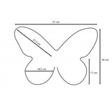 Opviq zidna led dekoracija butterfly medium pink | ePonuda.com