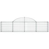  Obokane gabion košare 5 kosov 200x30x40/60 cm pocinkano železo | Shoptok.si