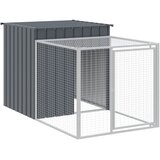 Kavez za kokoši s igralištem antracit 110x1221x110 cm čelična | Eponuda.com