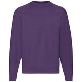 Fruit Of The Loom Fioletowa bluza męska Raglan Sweat | Shoptok.si