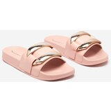 Resti Pink women's slippers with gold Serina ornament - Footwear | Shoptok.si