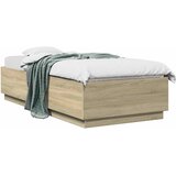  Krevetna konstrukcija Hrast sonoma 80 x 200 cm | Eponuda.com