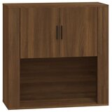 Maison Chic Stenska omarica - Zidna omarica rjav hrast 80x33x80 cm inženirski les iu76, (22062408) Cene