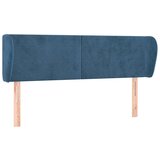 Maison Chic vzglavna omarica - nočna omarica - posteljna omarica z ušesi temno modro 147x23x78/88 cm žamet, (21708730) | Shoptok.si