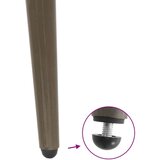  Noge kavne mize stožčaste oblike 4 kosi naravno jeklo 42-43 cm, (21828684) | Shoptok.si