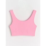 Sinsay Pamučni crop top | shoptok.hr