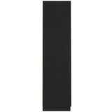  Ormar crni 90 x 52 x 200 cm od konstruiranog drva | shoptok.hr
