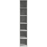  Visoka komoda boje betona 30x41x185 cm od konstruiranog drva | shoptok.hr
