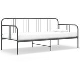 The Living Store Posteljni okvir siv kovinski 90x200 cm - Posteljni Okvir, (21531464) | Shoptok.si