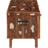 vidaXL Shranjevalna škatla 70 x 35 x 40 cm trden predelan les | Shoptok.si
