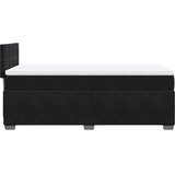 Box spring krevet s madracem crni 90x200 cm baršunasti | shoptok.hr