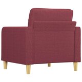  Fotelja crvena boja vina 60 cm od tkanine | shoptok.hr