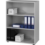 eurokraft pro RENATUS - Regal, VxŠ 1100 x 800 mm, 2 polici, svetlo siva | Shoptok.si