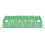  Staklenik s čeličnim okvirom zeleni 24 m² 6 x 4 x 2 m | shoptok.hr