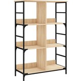 vidaXL Knjižna polica sonoma hrast 78,5x33x117,5 cm inženirski les, (20978519) Cene
