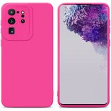 Cadorabo Case, združljiv s Samsungom v Fluid Hotpink - zaščitni pokrov iz fleksibilnega silikona TPU, (20617246) | Shoptok.si