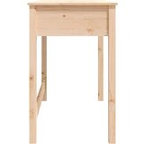 vidaXL Pisalna miza s predali 100x50x78 cm trdna borovina | Shoptok.si