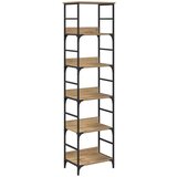  Polica Umjetnički hrast 50 x 33 x 188 5 cm Konstruirano drvo | shoptok.hr