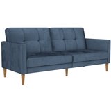 Støraa Plava baršunasti sklopiva sofa 207 cm Lilly – | shoptok.hr