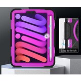 NIKCORP Odporen ovitek za iPad Mini 6 8.3" z vrtljivim 360° stojalom, ročajem in držalom za pisalo, črn, (5000138893) | Shoptok.si