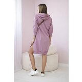 Kesi Hooded dress with a long back in navy pink | shoptok.hr
