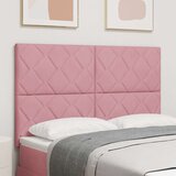  Uzglavlje Ružičasta 144 cm Baršun | shoptok.hr