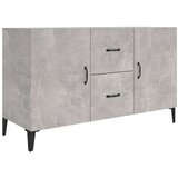  Komoda siva boja betona 100x36x60 cm od konstruiranog drva | shoptok.hr