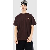 Carhartt WIP Majica 'American Script' tamno smeđa Cijene