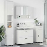 vidaXL Set namještaja za kupaonicu Zidne 4 pcs Bijelo 30 x 35 x 192 cm | shoptok.hr
