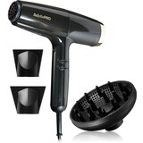 BaByliss PRO Falco Hair dryer BLACK & GOLD sušilnik za lase z vgrajeno funkcijo ionizacije 1 kos | Shoptok.si
