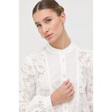 Custommade Bombažna bluza ženska, bela barva | Shoptok.si