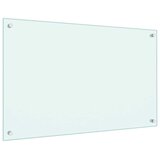  Kuhinjske zaštite od prskanja 2 kom bijele 80 x 50 cm staklene | shoptok.hr