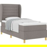 Box Spring Krevet s Madracem Taupe 80x200 cm Tkanina | shoptok.hr