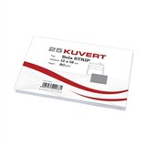  Kuverta B6, 180 x 120 mm, bijela, 25 komada | shoptok.hr