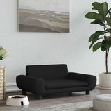  Krevet za pse crna 70 x 45 x 33 cm baršunasti | shoptok.hr