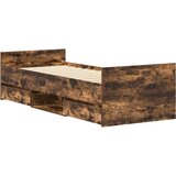  Okvir kreveta s uzglavljem i podnožjem boja hrasta 90 x 200 cm | shoptok.hr