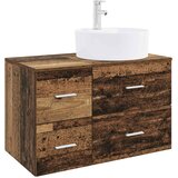  Set namještaja za kupaonicu 2 kom. Staro drvo Konstruirano drvo Smeđa 49,5 x 44,5 x 76 cm | shoptok.hr